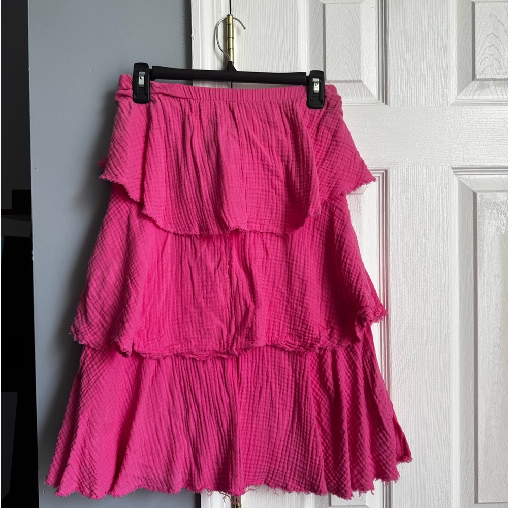 Pink Ruffled Dress - VENUS - Picture 3 of 4